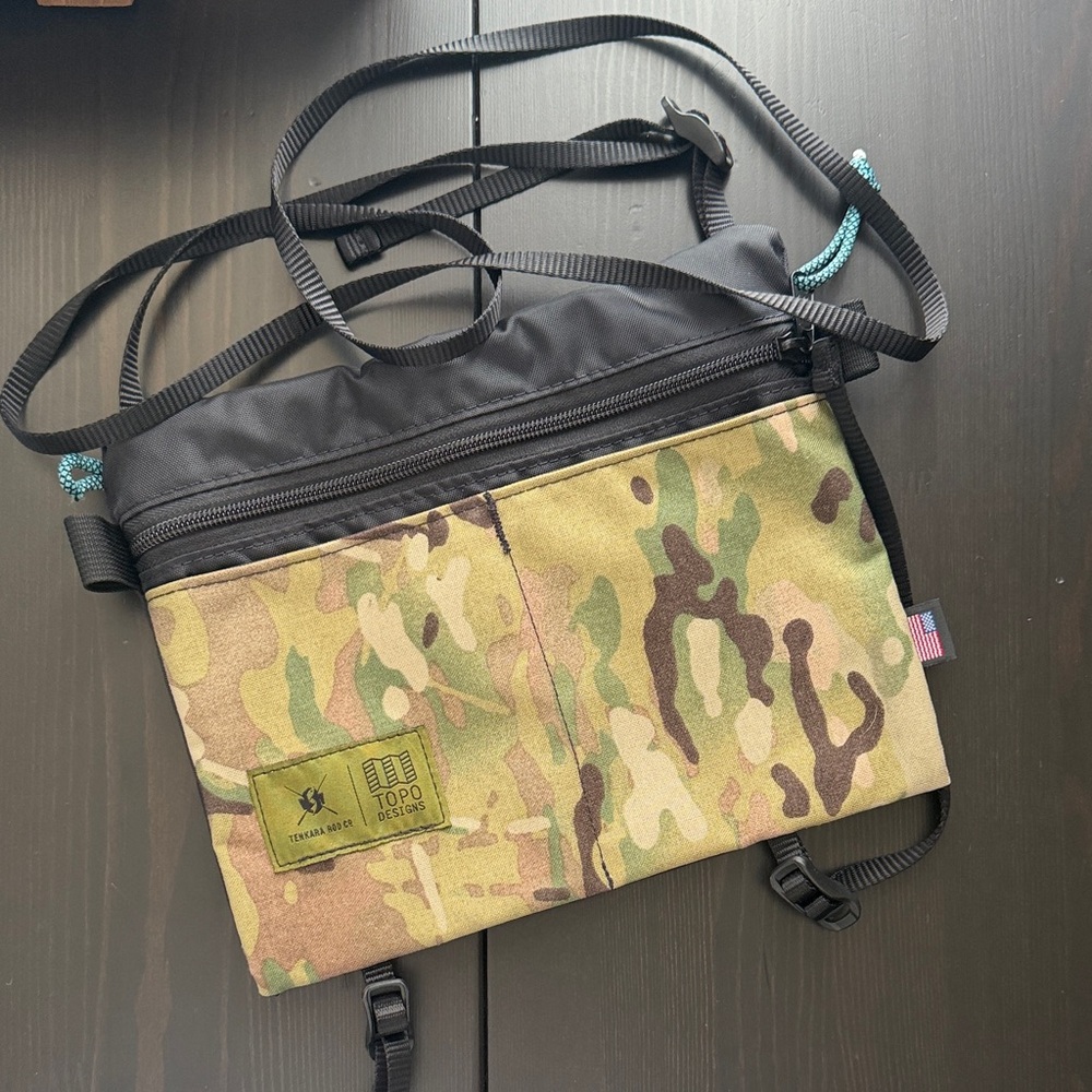 Topo Designs x Tenkara Rod Fly Fishing Shoulder Crossbody Bag - Picture 3 of 7